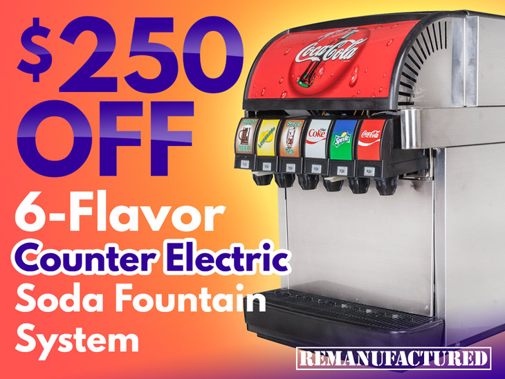 610356 NEW 6FlavorCounter Electric Soda System Soda Dispenser Depot