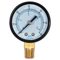 60 PSI Gauge (RH Thread)