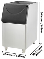 Ice Bin Dimensions