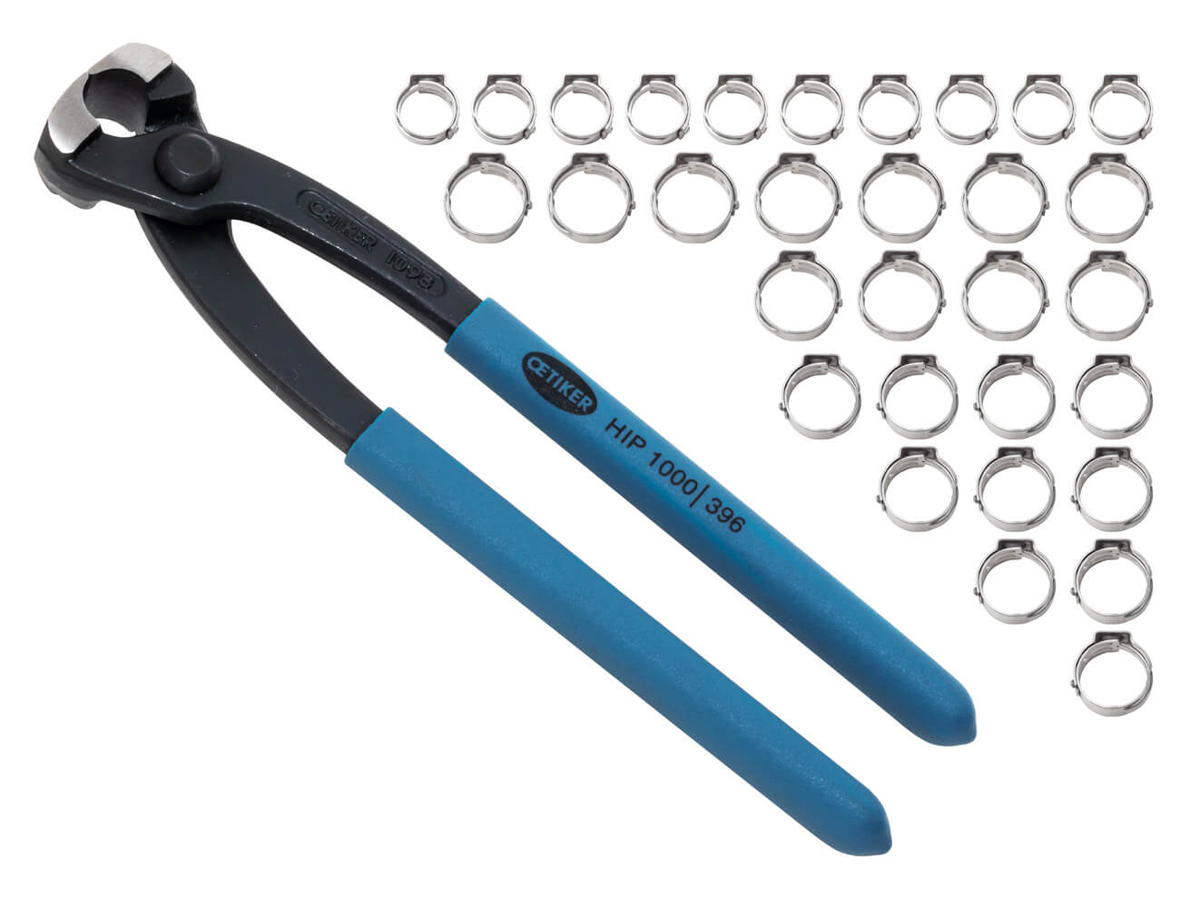 Installation Kit (Oetiker Jaw Pincer + 30 O-clamps) (blue)