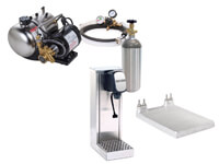 Seltzer Tower Soda Fountain System with Cold Plate