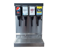 4-Flavor Compact Counter Electric Soda Fountain System with Cold Carbonation (front)
