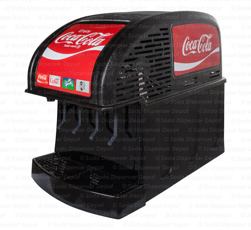 4-Flavor Counter Electric Soda Fountain System (angle)
