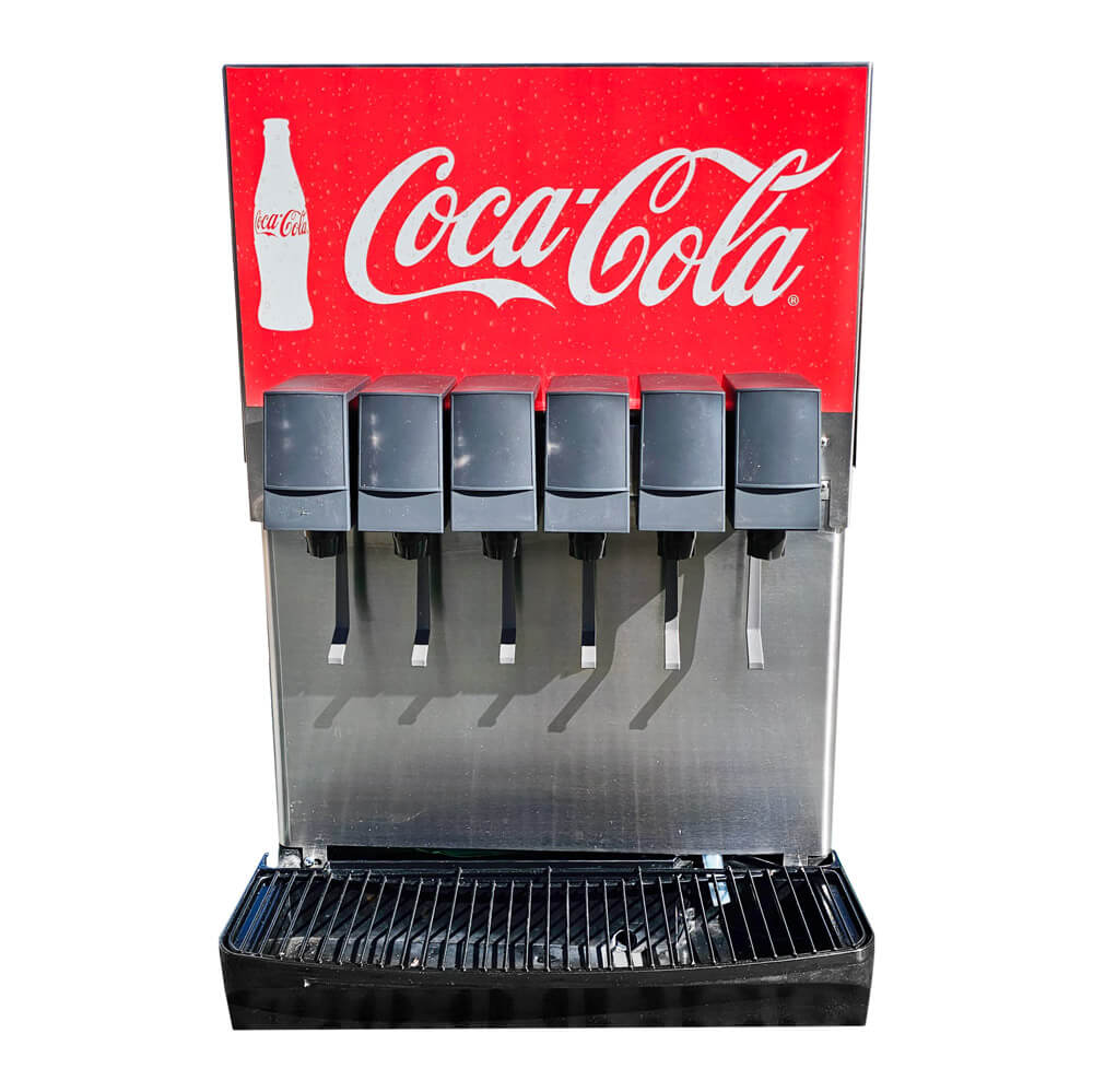 6-Flavor Counter Electric Soda Fountain System w/ Internal Carbonation