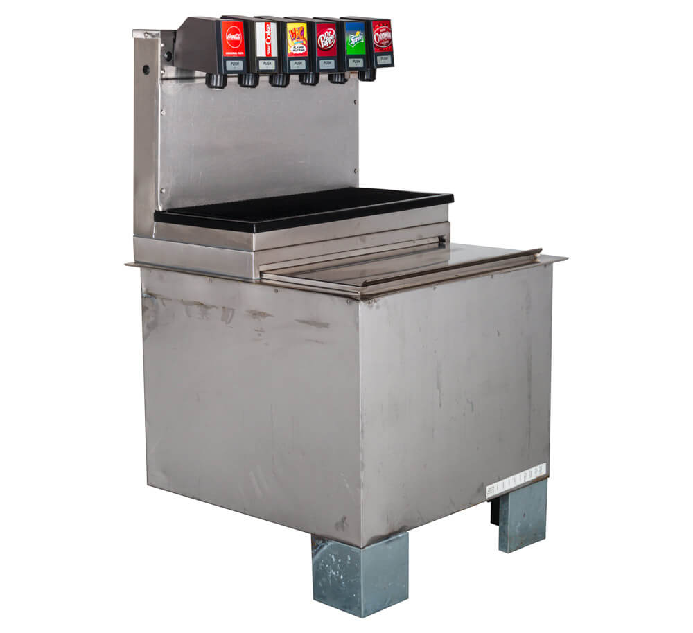 邦楽 Soda! Soda! Soda! Soda fountains di00908C - 8-Flavor Like New Drop-in Soda Fountain System