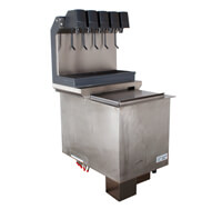 5-Flavor Drop-in Soda Fountain (angle)