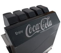 5-Flavor Drop-in Soda Fountain (top rear angle)