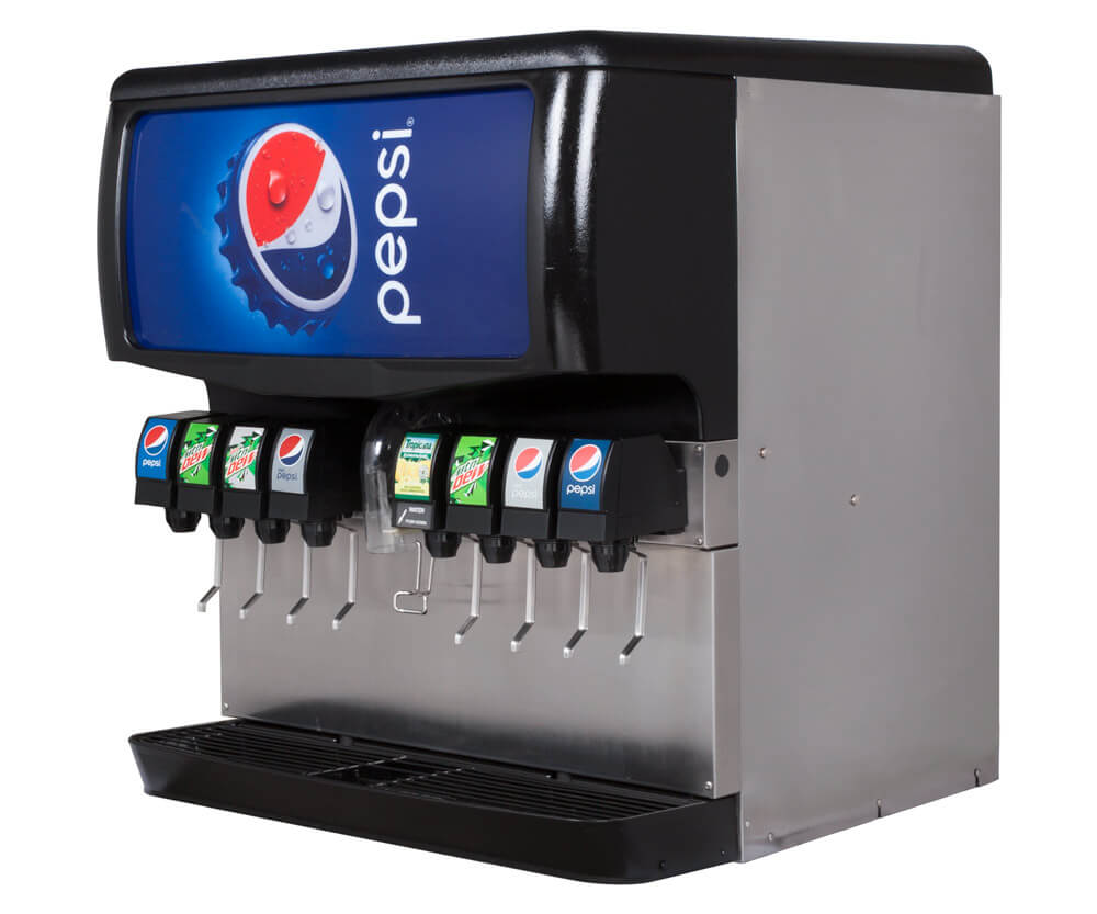 8-Flavor Ice & Beverage Soda Fountain System
