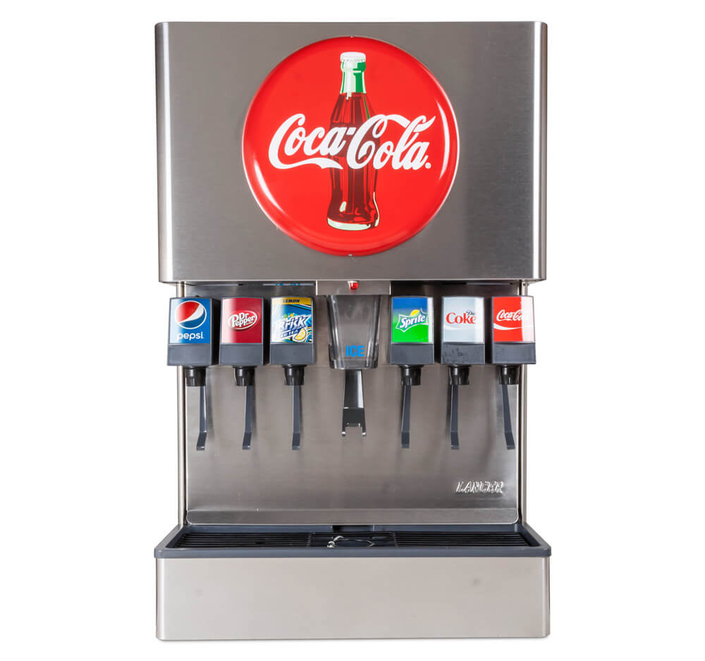 6-Flavor Ice & Beverage Soda Fountain System (front)