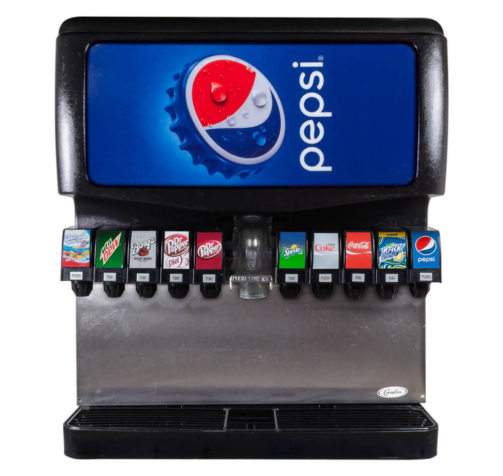 10-Flavor Ice & Beverage Soda Fountain System