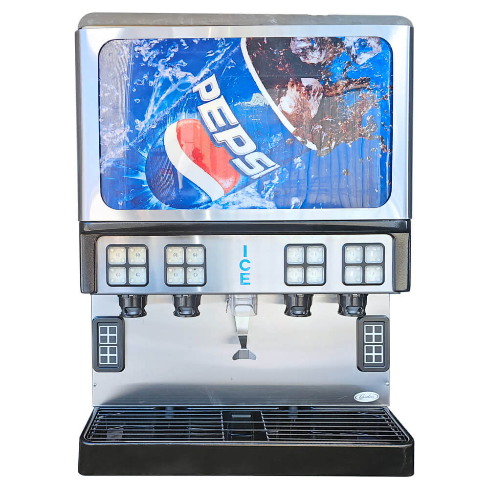 16-Flavor Ice & Beverage Soda Fountain System w/ Cold Carbonation