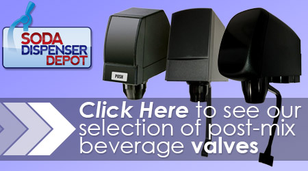 View our selection of post-mix beverage valves