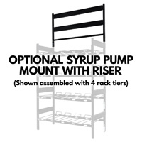 Optional BIB Syrup Pump Mount with Riser (Demo)