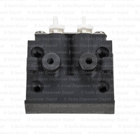 thumbnail image 2 of Lancer 82-0274-SP LEV Valve Mounting Block - Soda Fountain Dispenser Part - Lot Of 4 2 of 5