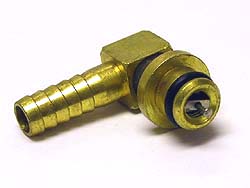 SHURflo CO2 Elbow Shut-off (brass)