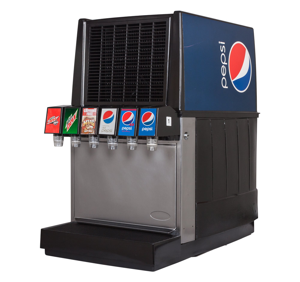 ce00109 6Flavor Counter Electric Soda Fountain System