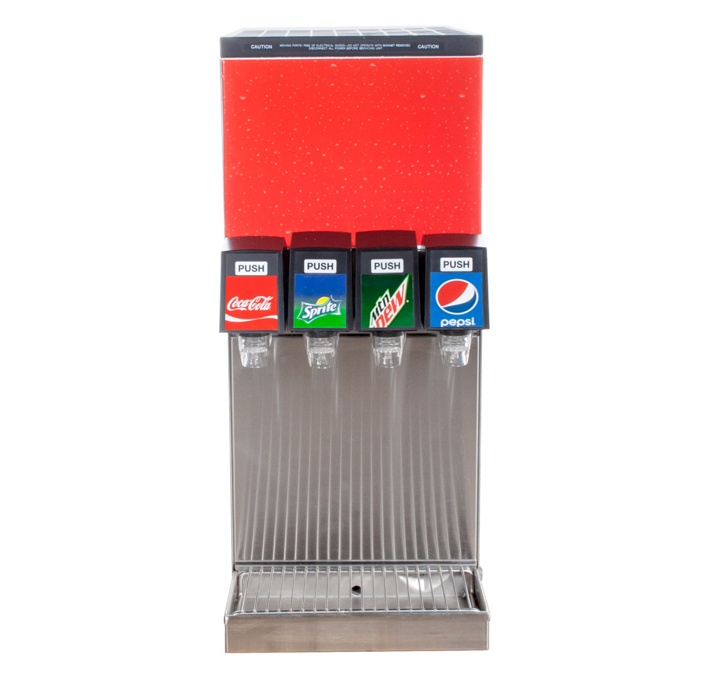 4-Flavor Counter Electric Soda Fountain System (front)