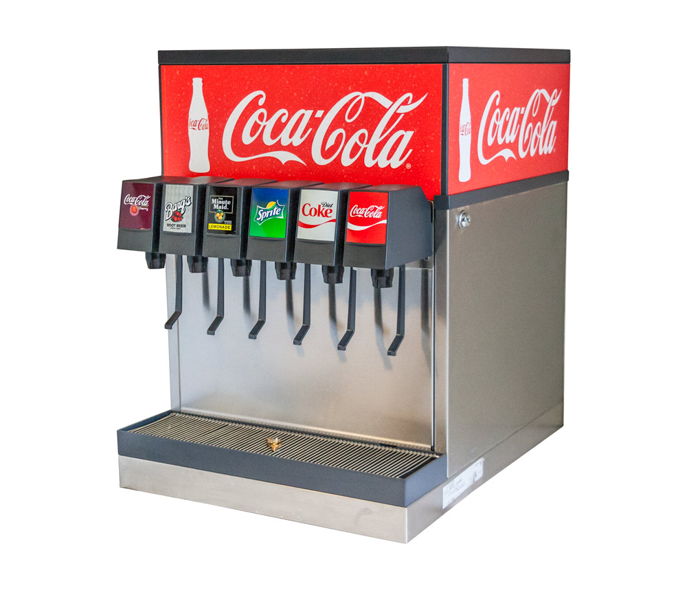 6-Flavor Counter Electric Soda Fountain System