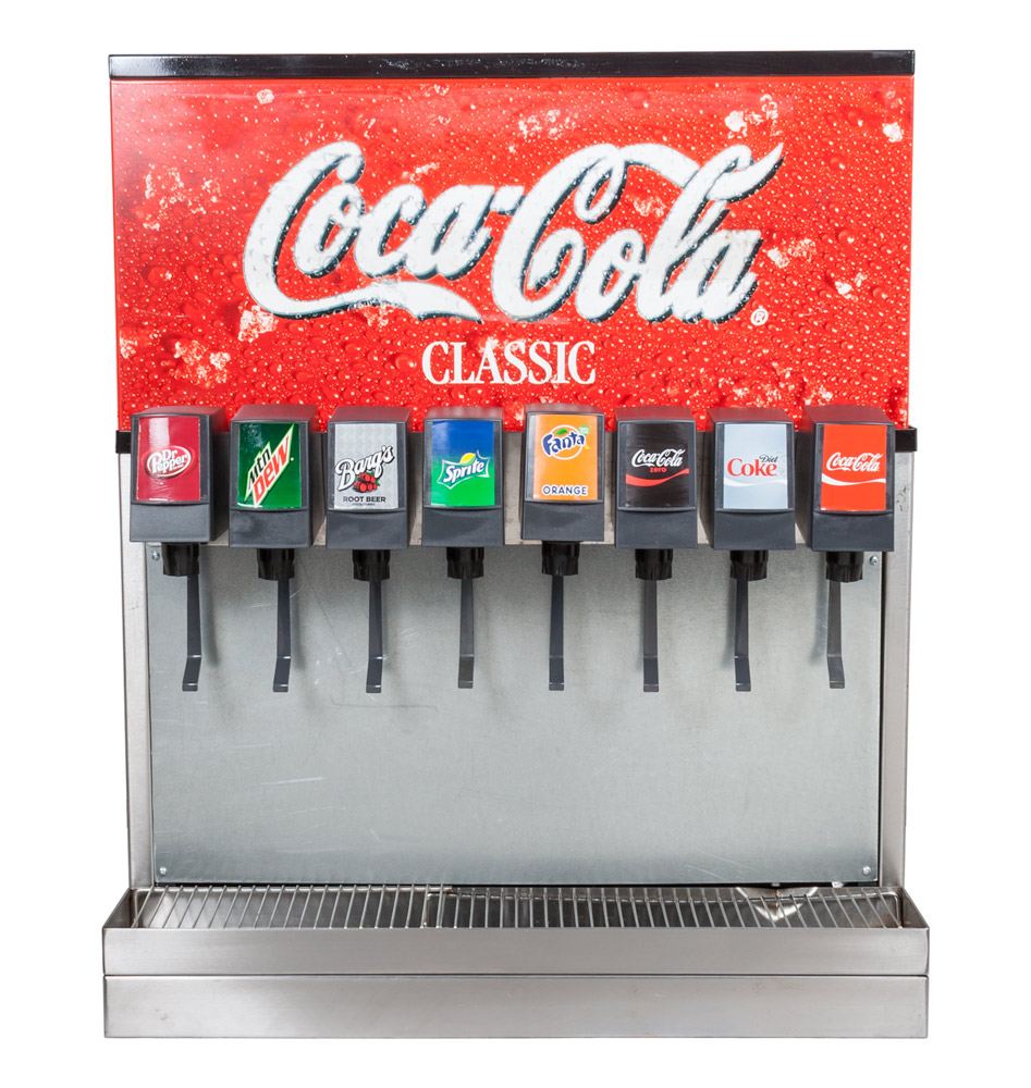 8-Flavor Counter Electric Soda Fountain System (front)