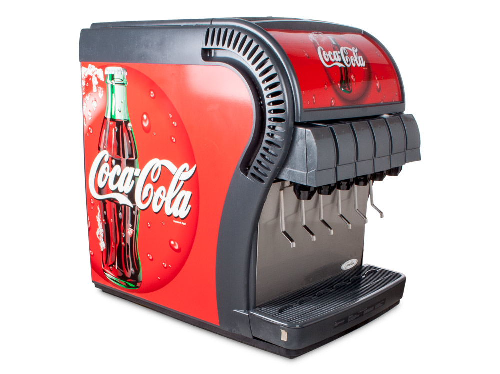 6-Flavor Counter Electric Soda Fountain System (angle)