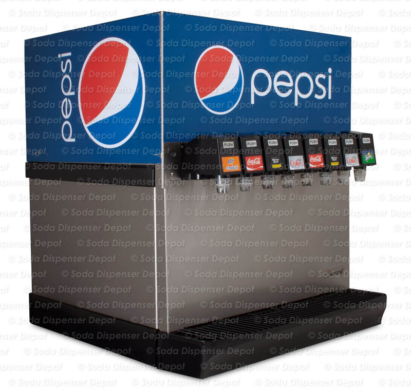 ce00888 8Flavor Counter Electric Soda System Soda Dispenser Depot