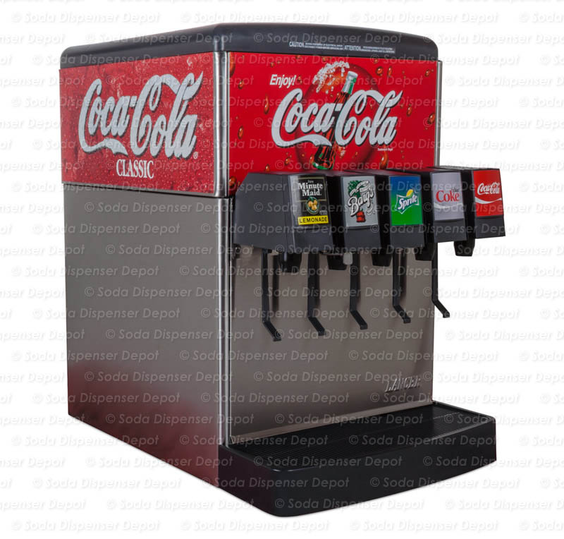 ce05555 5Flavor Counter Electric Soda Fountain System