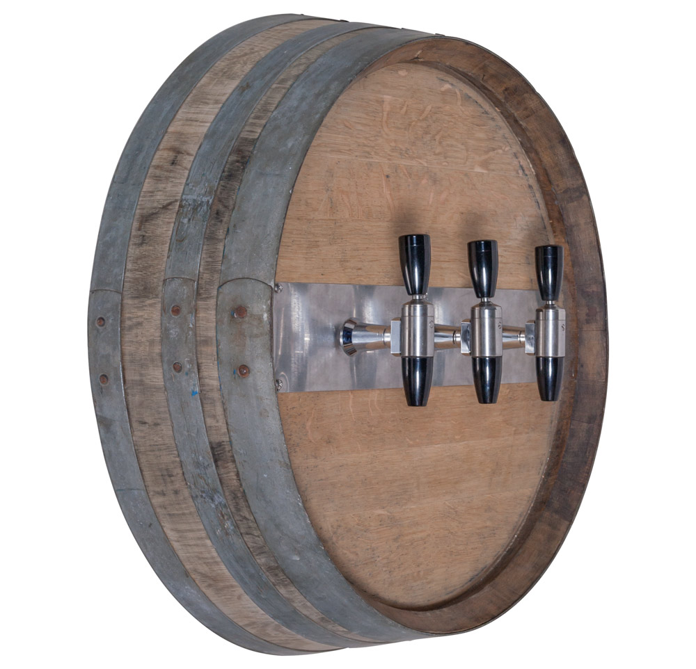 3-Flavor Rustic Barrel Draft Arm (angle)