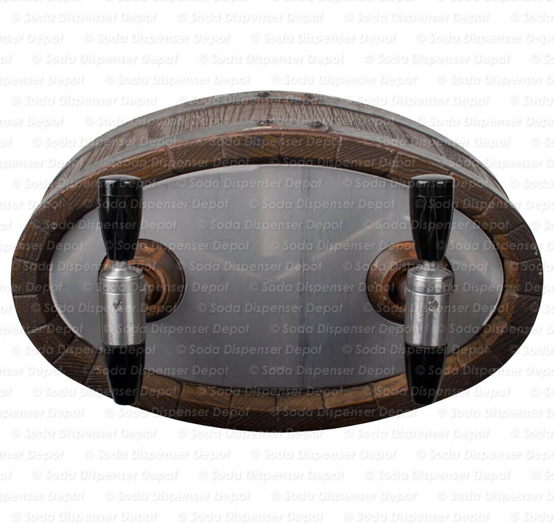 2-Flavor Wall-Mount Draft Arm Barrel (front)