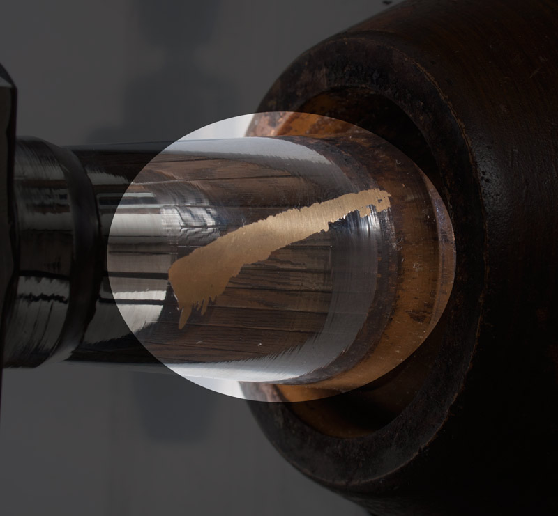 2-Flavor Wall-Mount Draft Arm Barrel (detail)