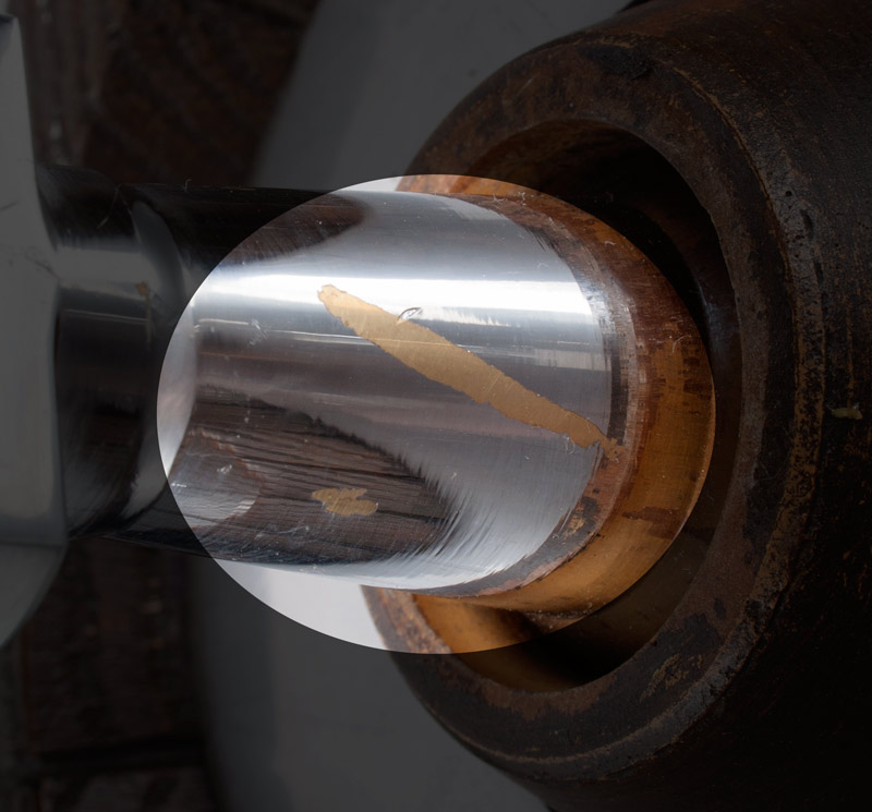 2-Flavor Wall-Mount Draft Arm Barrel (detail)