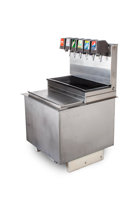 6-Flavor Drop-in Soda Fountain (angle)