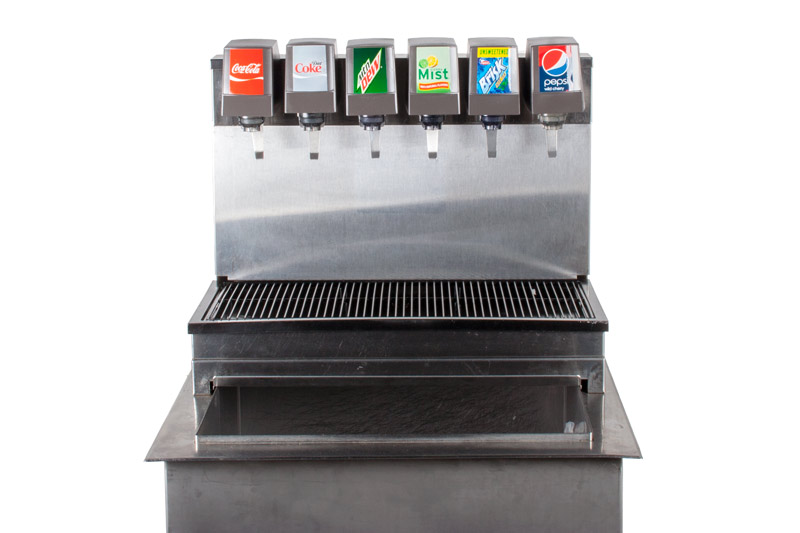 6-Flavor Drop-in Soda Fountain (close)