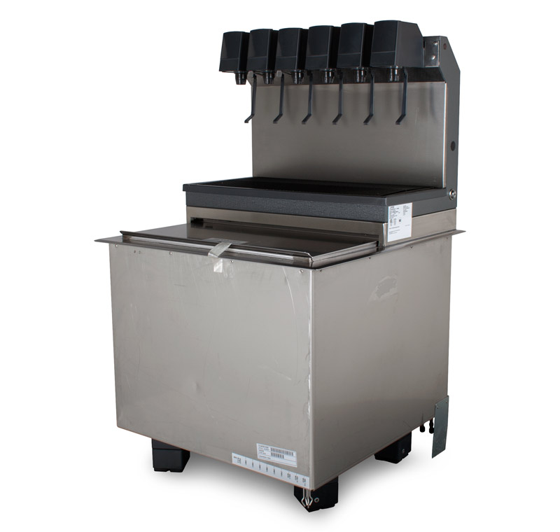 6-Flavor Drop-in Soda Fountain (angle)