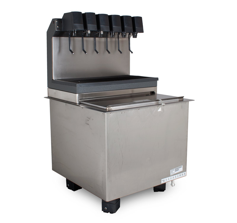 6-Flavor Drop-in Soda Fountain (angle)