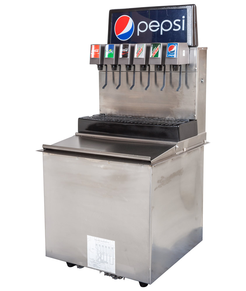 di00655 Complete 6Flavor Dropin Soda Fountain System