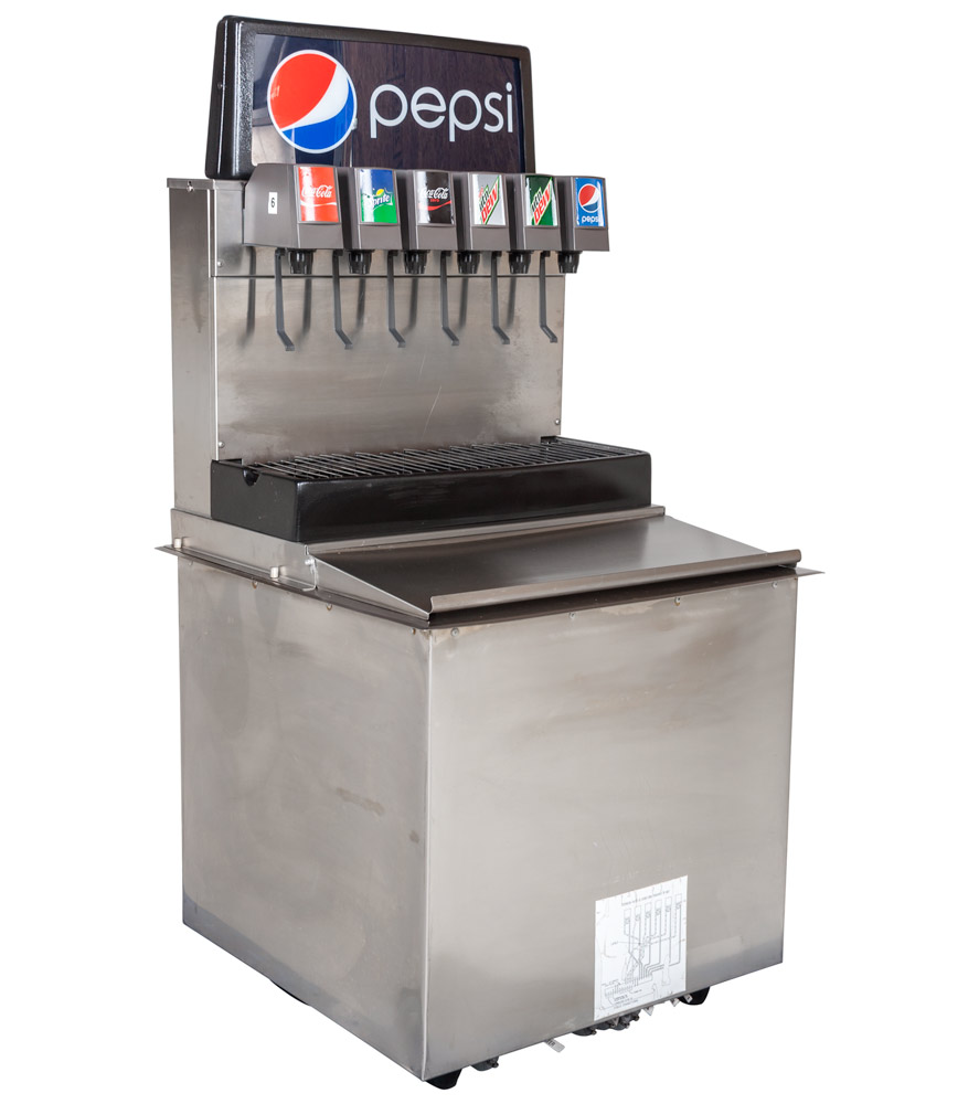 di00655 Complete 6Flavor Dropin Soda Fountain System