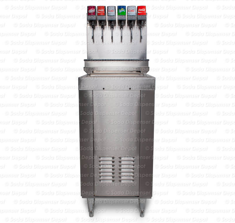 6 flavor soda fountain system