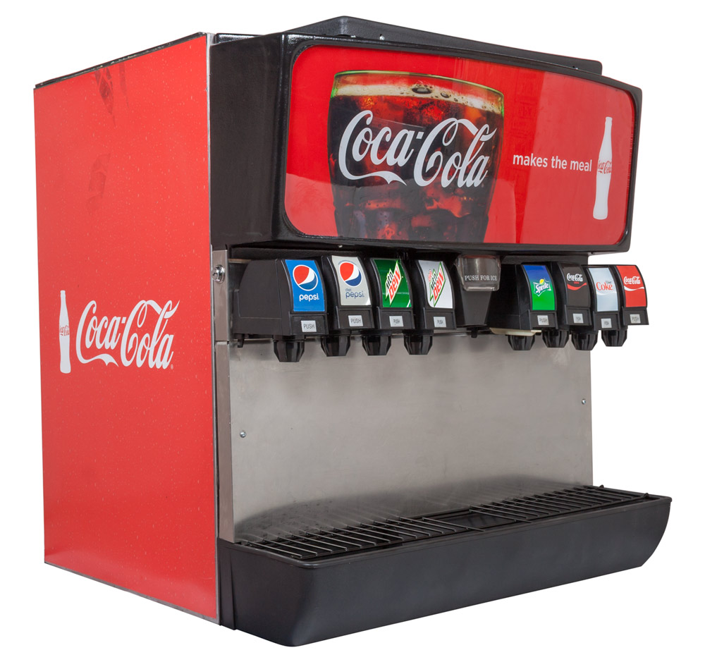 ibd00104D 8Flavor Ice & Beverage Dispenser System