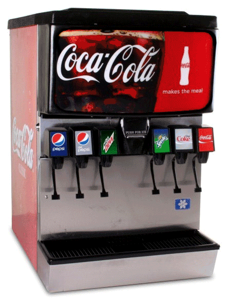 6-Flavor Ice & Beverage Soda Fountain System (REMANUFACTURED)