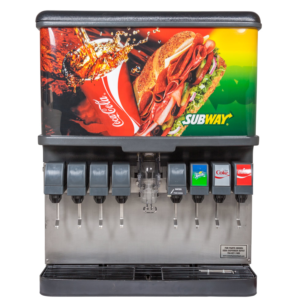 ibd00122C 8Flavor Ice & Beverage Dispenser System