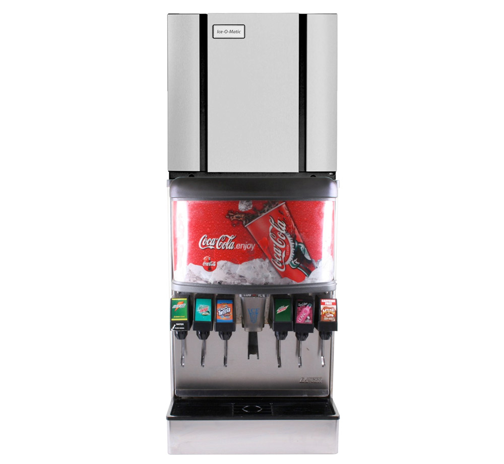 6 flavor soda fountain system
