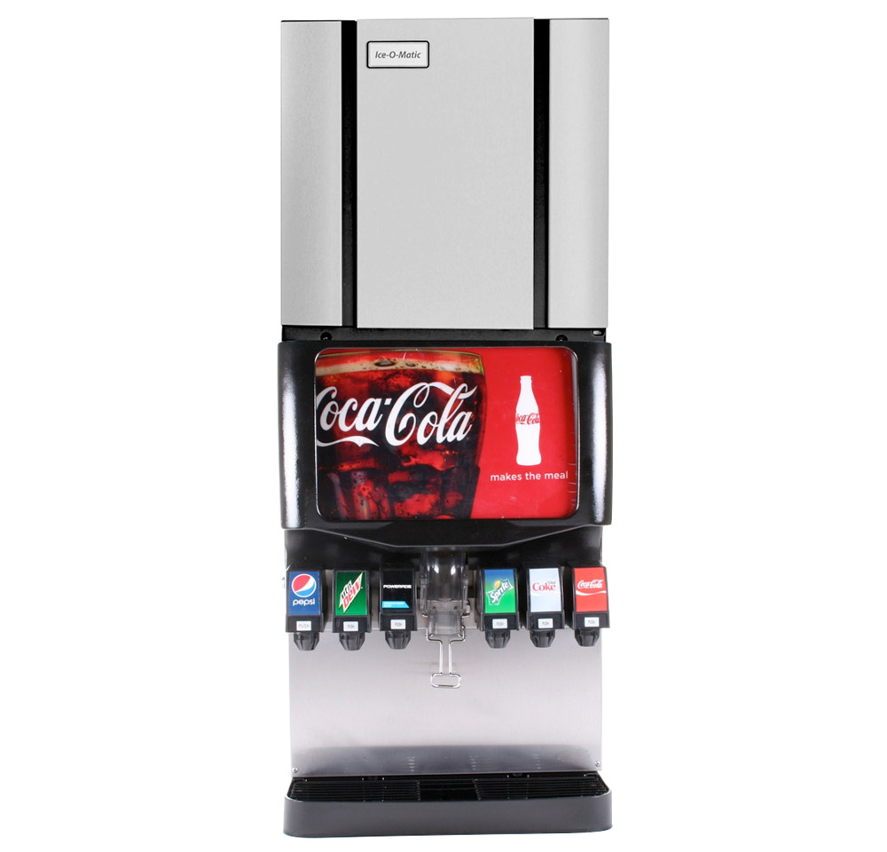 6-Flavor Ice & Beverage Soda Fountain System (front)