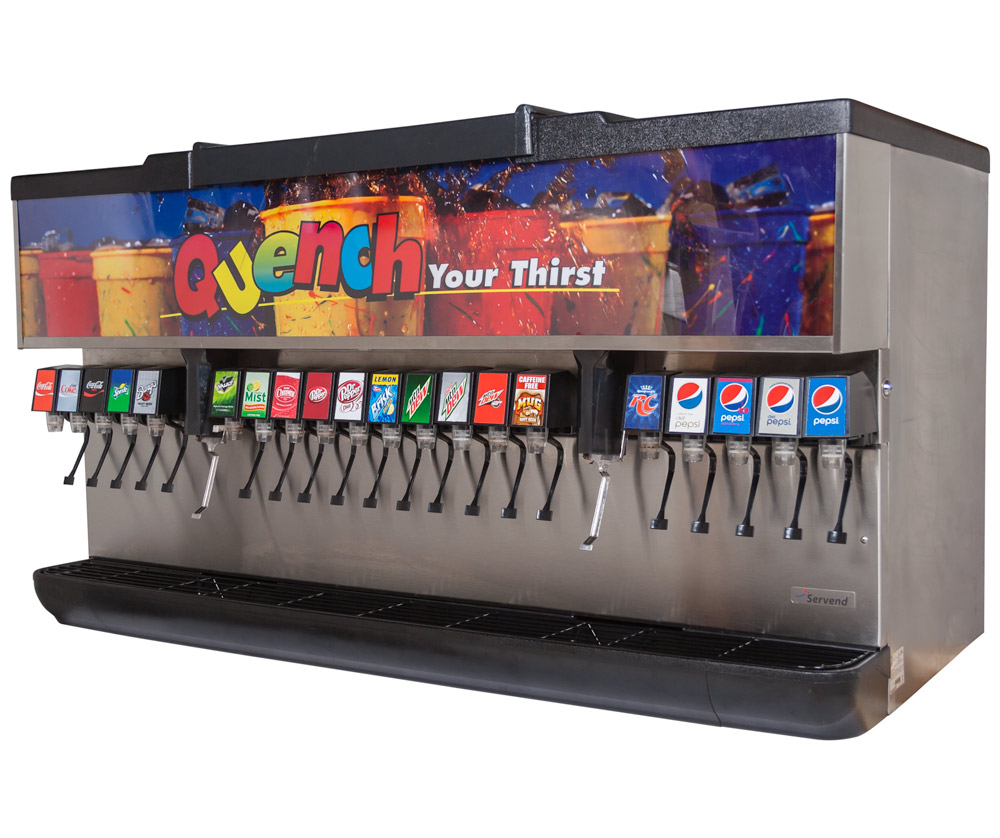 邦楽 Soda! Soda! Soda!   Soda fountains ibd00333B - 20-Valve Ice & Beverage Dispenser System