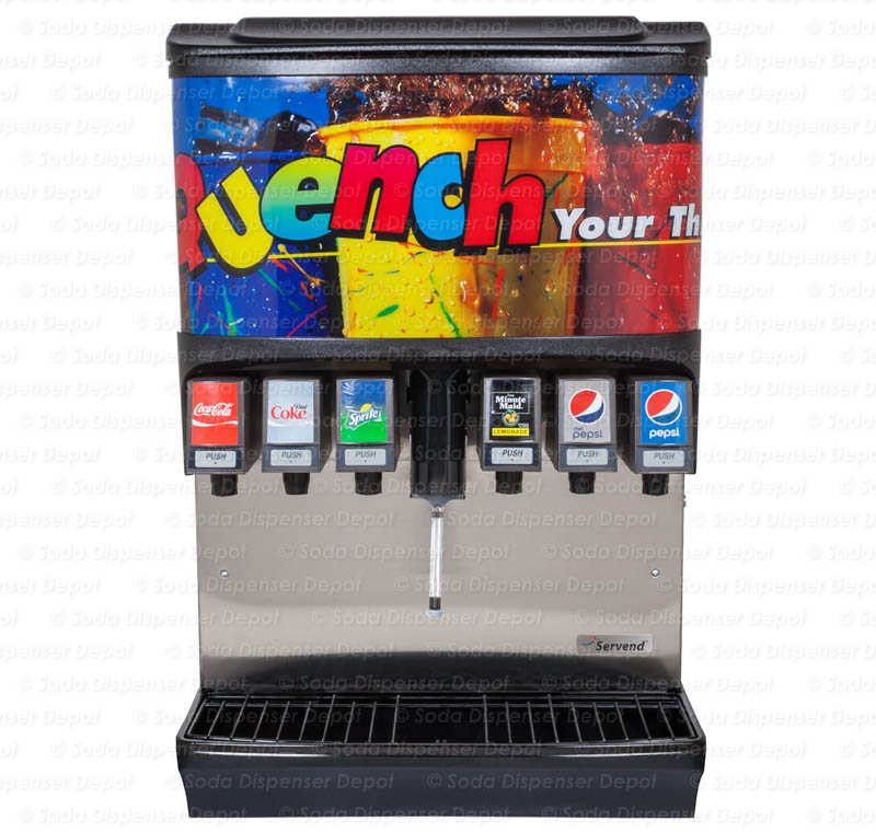 邦楽 Soda! Soda! Soda! Soda fountains di00908C - 8-Flavor Like New Drop-in Soda Fountain System