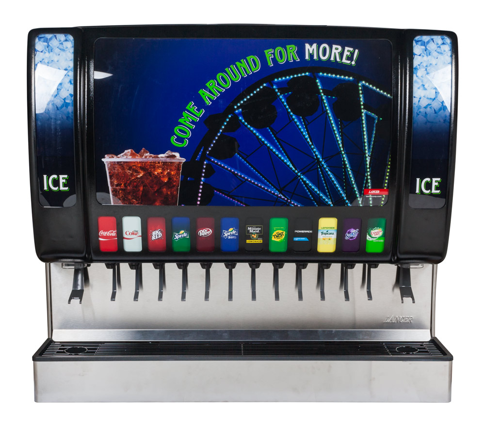 ibd00844N - 12-Flavor NEW/Damaged Ice & Beverage Soda