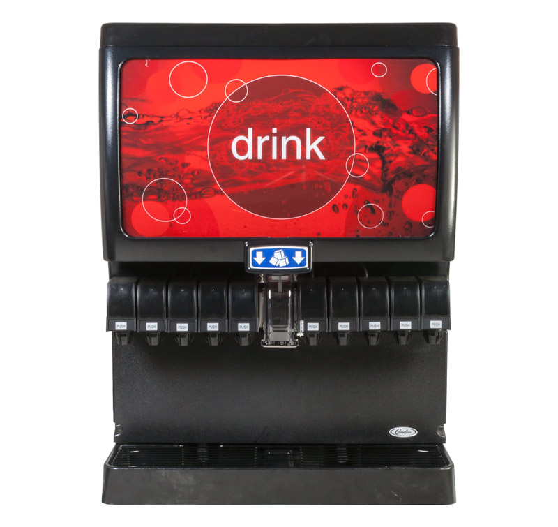 10-Flavor Ice & Beverage Soda Fountain System (front)