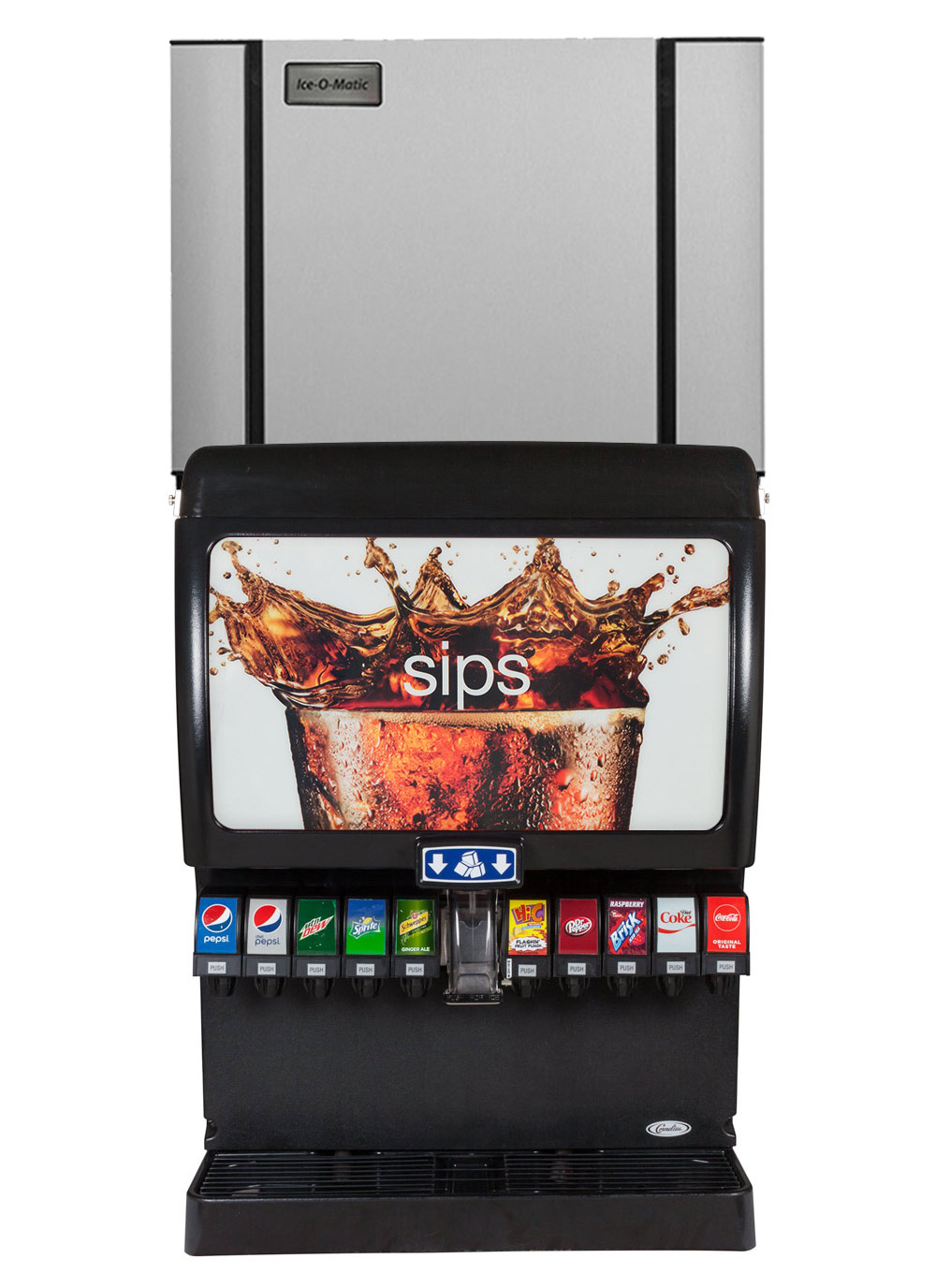 ibd81818H 10Flavor Ice & Beverage Soda Fountain System w/ NEW Ice