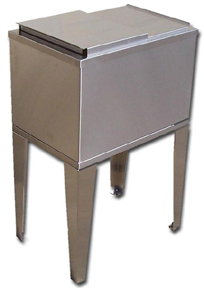 15" x 22" 8 Circuit Ice Bin Cold Plate (Free Standing)