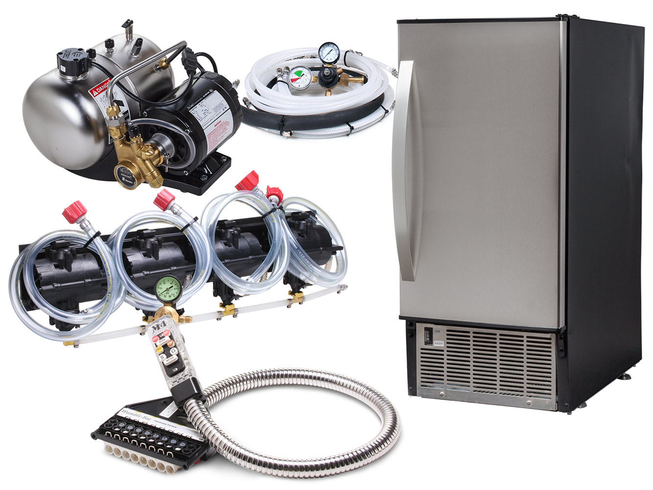 sg00104C 4Flavor Soda Gun Fountain System w/ NEW Scratch & Dent