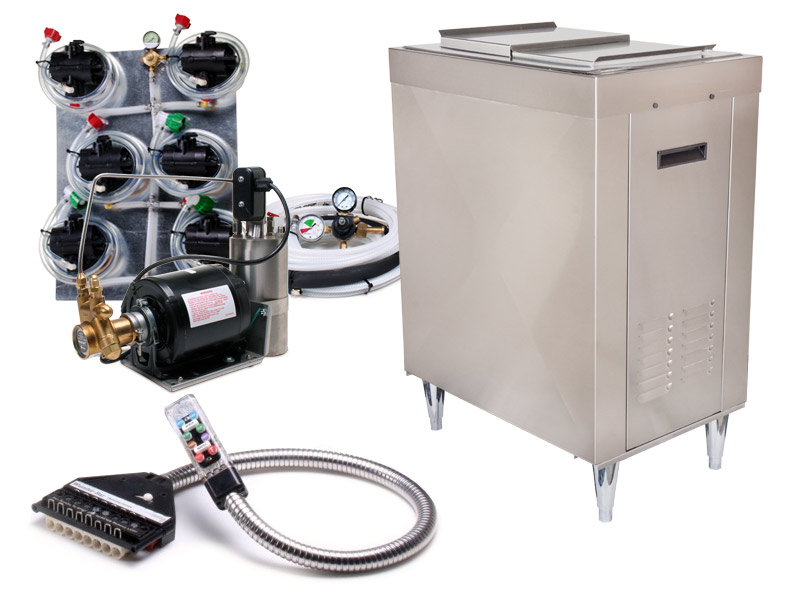 sg00166 Complete 6Flavor Soda Gun System w/ NEW Scratch & Dent 15x22